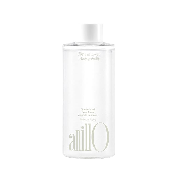 Gardenia Veil Color Shield Ampoule Treatment – Shine-Boosting Hair Mask for Color-Treated Hair – Protein & Amino Acid Complex, Daily Use, Silicone-Free, 200 ml / 6.76 fl oz