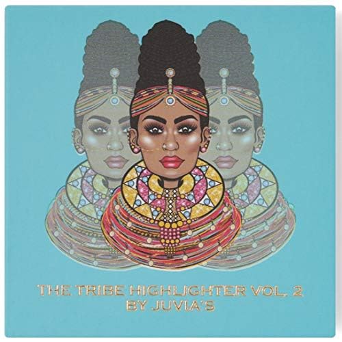 Juvia's Place Highlighter Tribe Glow Vol.2 - Highlighter Powder, Baked Highlighter, Shimmer Highlighter Makeup, Long-Wearing & Illuminating Cheek Highlighter - Suitable for Medium Skin Tones