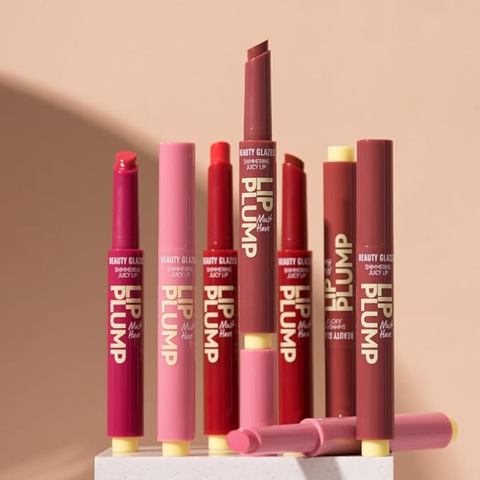 MAEPEOR Hydrating Lip Plumper 12 Colors Moisturizing Shiny Juicy Lip Balm Long Lasting Nourishing Lip Pluming Balm（Color 01)