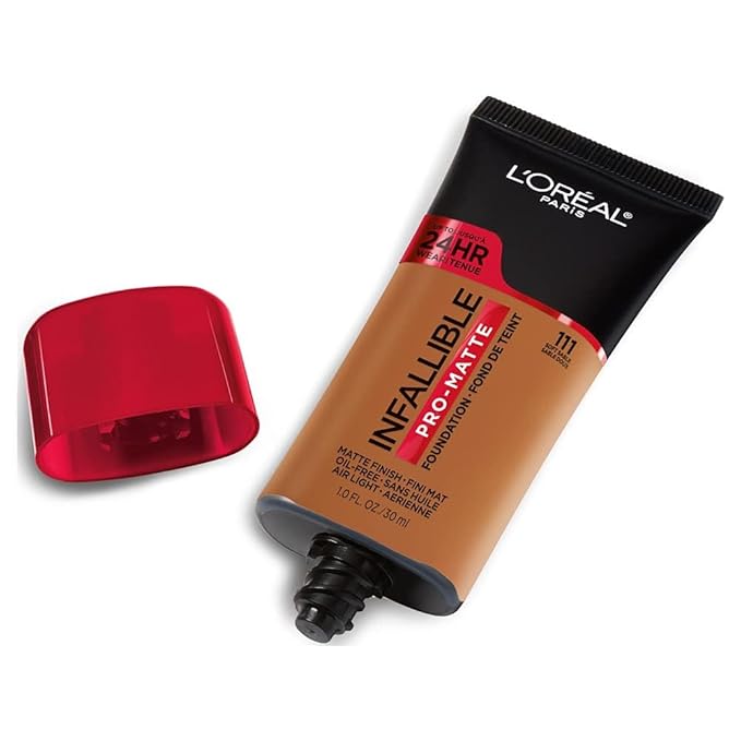 L'Oreal Paris Cosmetics Makeup Infallible Pro-Matte Liquid Longwear Foundation, Soft Sable, 1 fl oz