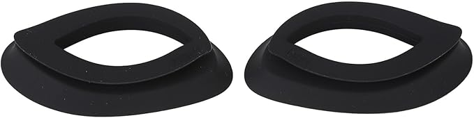 LED Photon Facial Cover Eye Cover Silicone Protective Eye Patch for Skin Rejuvenation Face Guard Device (Black)