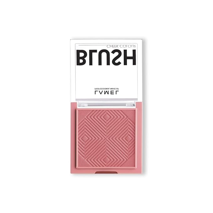 Lamel Pink Blush Cheek Color Mini - Blendable Natural Blush Powder - Enhances & Defines Shapes & Features - Contouring Powder Blush - 4 Universal Shades - № 405 (Pink Blossom) - 3.8g / 0.13 oz