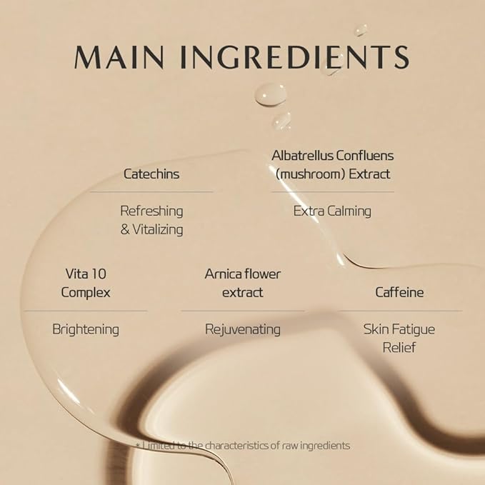 Chill Down Gel Eye Mask 60ea (30pairs) - Cooling Hydrogel Eye Patch with Catechins, Arnica Flower, Vitamins, Caffeine for Relieving Tired Eye Area, Brightening, Reducing Eye Bags, Puffy Eye