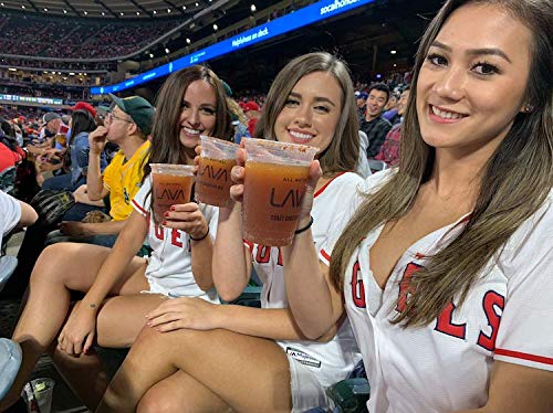 LAVA All Natural Authentic Michelada Mix Craft Cocktail Mixer, Made with Real Tomatoes, Ancho Chile Peppers, Tamarind, No Junk Ingredients, Vegan, 1-Liter (33.8oz) Glass Bottle, Ready to Use