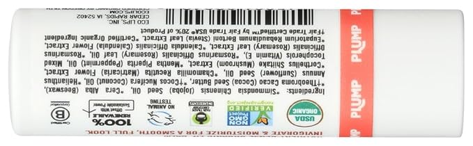 LIP FOOD® Plump Organic Lip Balm, 0.15 oz.