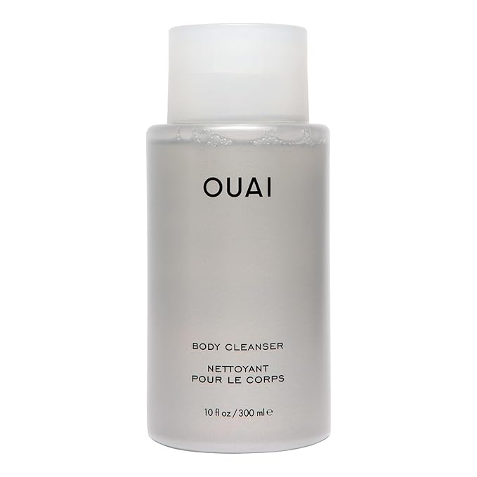 OUAI Body Cleanser, Dean Street - Foaming Body Wash with Jojoba Oil and Rosehip Oil to Hydrate, Nurture, Balance and Soften Skin - Paraben, Phthalate and Sulfate Free Skin Care Products - 10 Oz