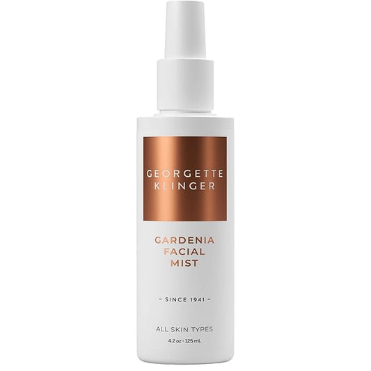 Georgette Klinger Gardenia Facial Mist - Collagen-Infused Face Spray, Long-Lasting Makeup, Hydration for Dewy and Smooth Skin, Anti Aging for All Skin Types- 4.2 oz