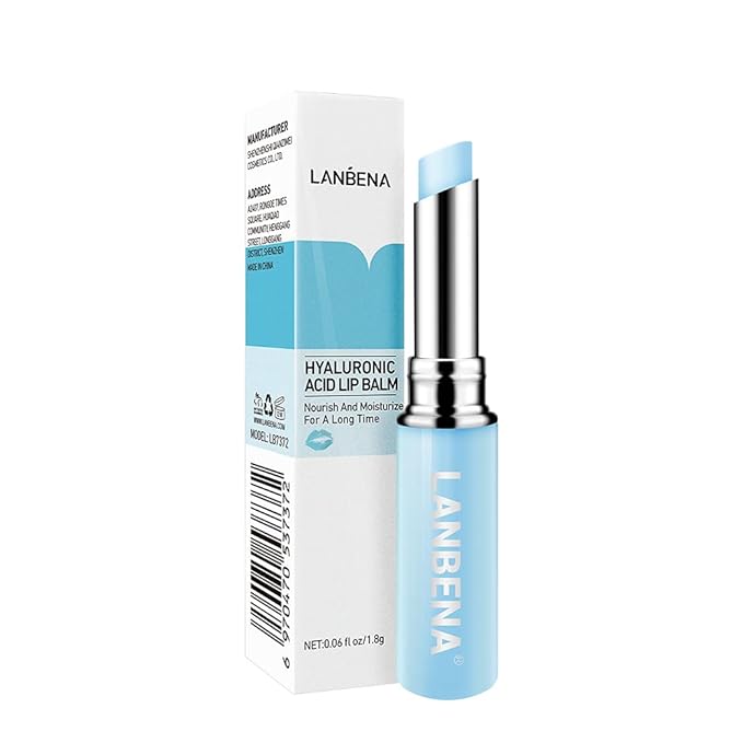LANBENA Hyaluronic Acid Lip Balm Moisturizing Lips Long-Lasting Protection Nourishing Lip Care (1.8g / 0.06 fl oz)