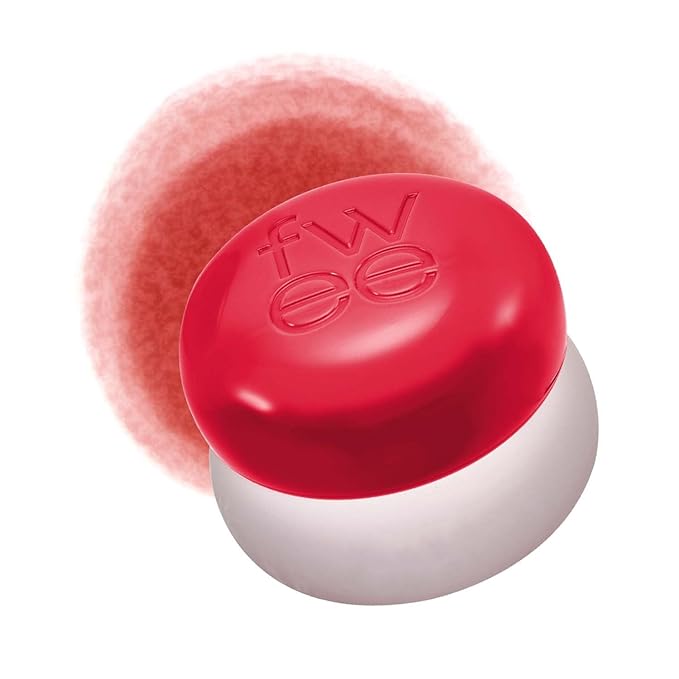Lip&Cheek Blurry Pudding Pot | Reddish Moment - Ambitious | Makeup Blush, Buildable Lightweight, Multi-Use Soft Matte Finish | 5g