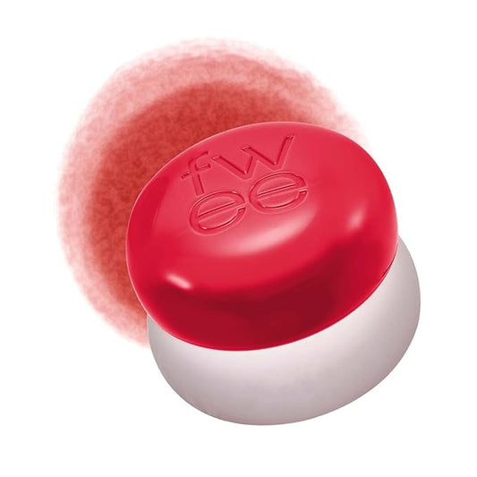 Lip&Cheek Blurry Pudding Pot | Reddish Moment - Ambitious | Makeup Blush, Buildable Lightweight, Multi-Use Soft Matte Finish | 5g