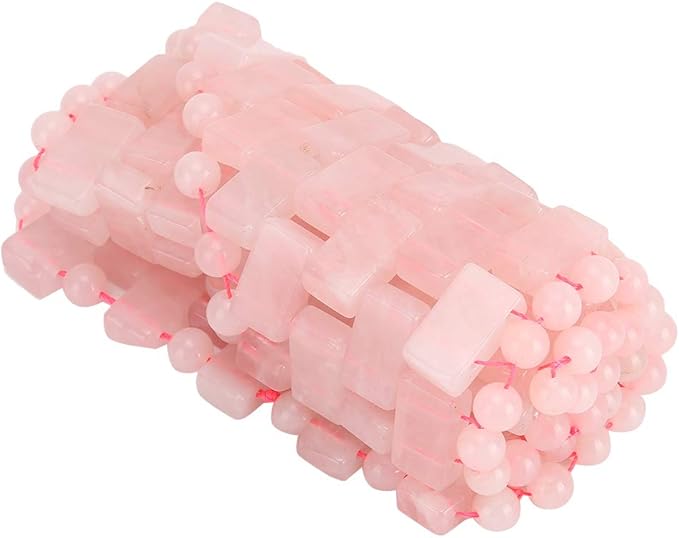 Jade Eye Mask,Jade Stone Cooling Mask,Jade Stones Anti-Aging Cooling Sleeping Eye Mask,Cold Eye Massager Eye Covers for Relief Eye Fatigue(Rose Quartz)