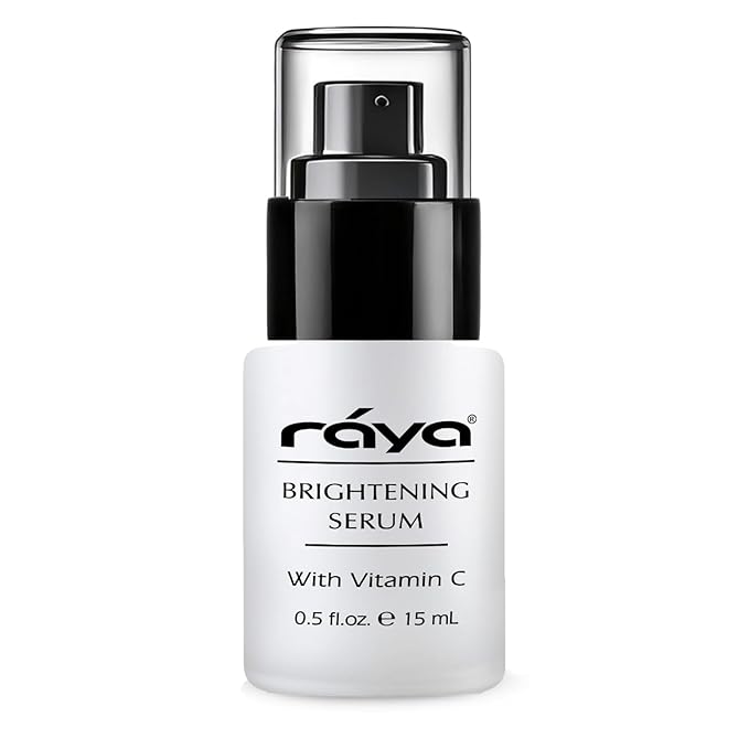 RAYA Brightening Serum (517) | Brightening and Color Restoring Facial Treatment for All Non-Sensitive Skin | Made with Vitamin-C and Vitamin-A