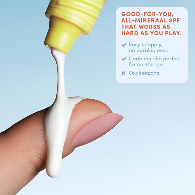 Evereden SPF50 Fluid Silk Mineral Kids Sunscreen: Clean Cooling Non-Nano UVA, UVB, & IR Protection for Sensitive Skin - Sheer, Lightweight, & Waterproof for Up to 40 Mins - Beach Day Toddler Sunscreen