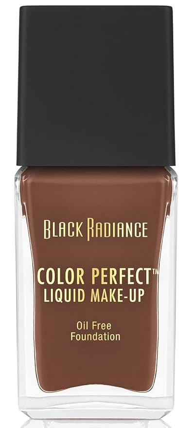Black Radiance Color Perfect Liquid Full Coverage Foundation Makeup, Espresso, 1 Fluid Ounce