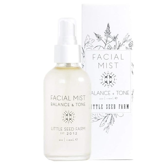 Little Seed Farm Balancing Facial Mist & Toner – Witch Hazel Toner & Pore Minimizer, Net Wt. 4 fl oz | 118ml