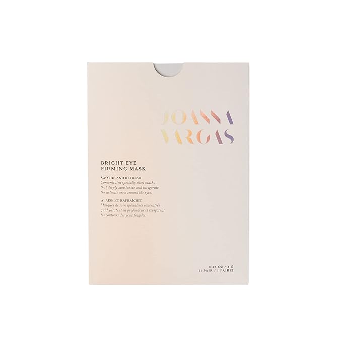 Joanna Vargas Eye Gel Mask – Hydrating Under Eye Patches with Hyaluronic Acid & Chamomile – Depuffing Eye Mask for Dark Circles, Puffiness & Fine Lines – Gel Eye Pads for Women – 1 Pair