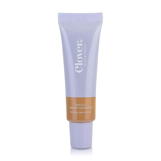 Clover Skin Is In Serum Foundation | Hydrating Face Serum, Lightweight Foundation, Cruelty-Free & Vegan | With Squalane And Sunflower Seed Wax | 30 ml - Shade 07 (Medium)