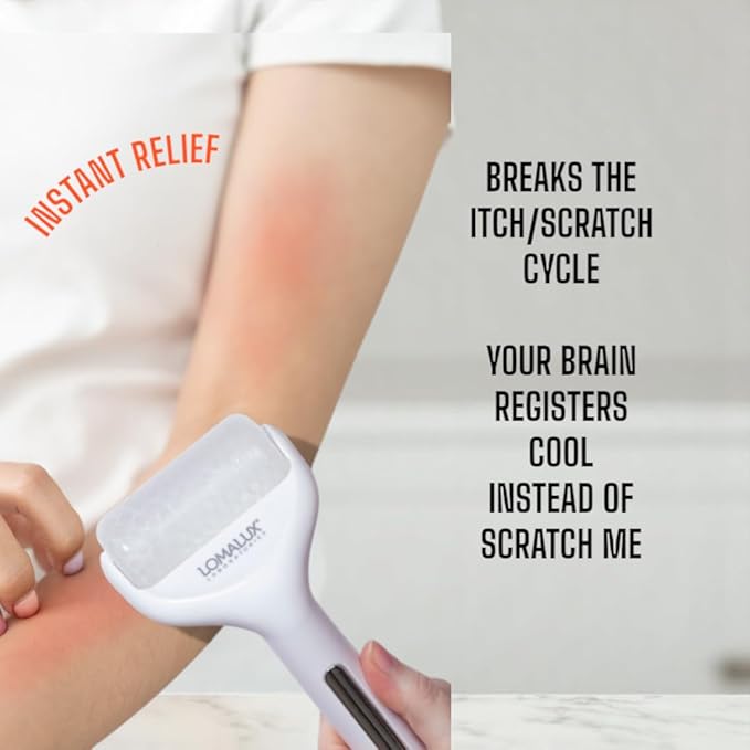 Cool IT! ICE Roller - Whole Body Cold Therapy Temporarily Relieves Skin Itch, Skin Irritation, Eczema, Skin Rashes, Minor Burns, Sunburn