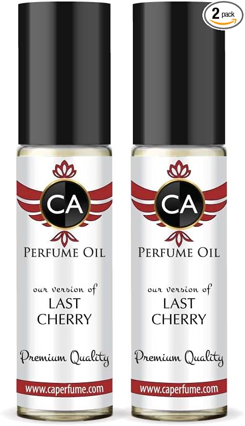 CA Perfume Impression of Last Cherry For Women & Men Fragrance Body Oil Roll-On 0.3 Fl Oz-X2