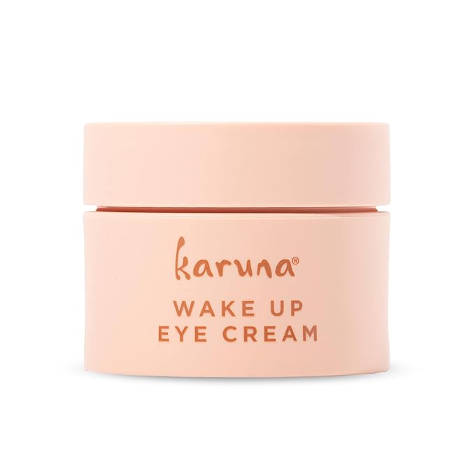 Karuna - Wake Up Eye Cream with Coffee Cherry & Tri-Peptides, Caffeine Eye Cream, Under Eye Brightener, Anti Aging Serum, Moisturizer for Puffiness, Boost Collagen for Fine Lines & Dark Circles, 15 ml