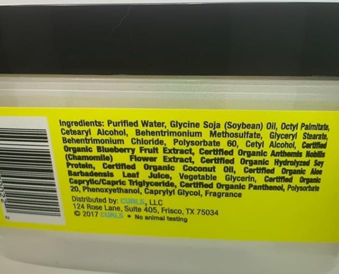 Curls Blueberry Bliss Reparative Hair Mask - 8 fl oz, Deep Conditioning, Repair, Protect, Restore, Detangle and Moisturize, For All Types
