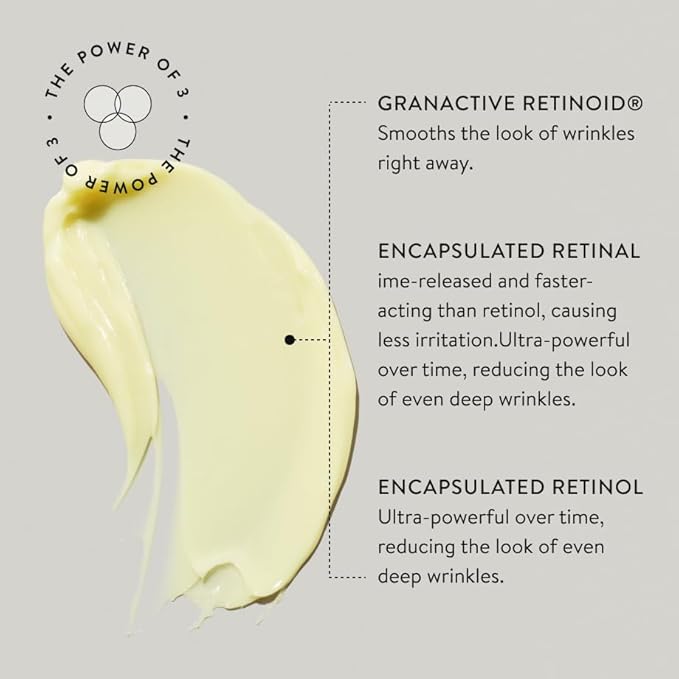 goop Beauty 3x Retinol Regenerative Serum | Face Serum to Reduce the Look of Deep Wrinkles, Pores, & Texture | Retinoids, Ceramides, & Niacinamide | 1 fl oz