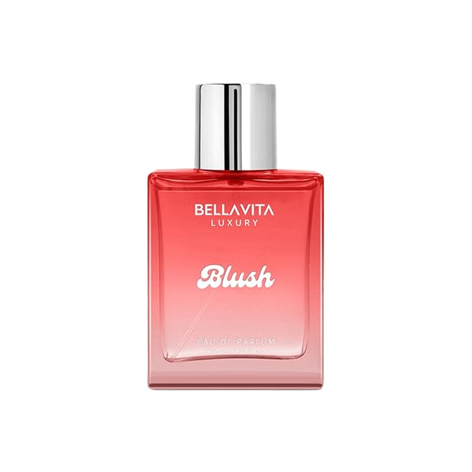 BELLAVITA Luxury Blush Perfume for Women 100ml | Notes of Red Fruits, Moss, Vanilla and Sandalwood | Long Lasting Perfume for Woman | Premium BlushMusky, Fruity and Woody Fragrance for Women