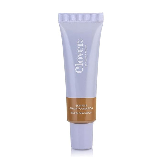 Clover Skin Is In Serum Foundation | Hydrating Face Serum, Lightweight Foundation, Cruelty-Free & Vegan | With Squalane And Sunflower Seed Wax | 30 ml - Shade 09 (Medium-Dark)