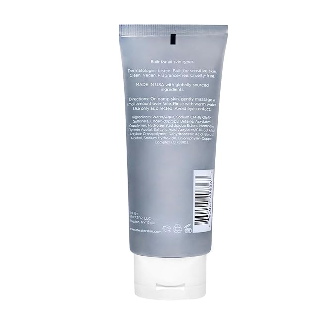 ATWATER Skin Armor Exfoliating Face Scrub,Men’s Facial Cleanser - Smoothes and Cleans Skin to remove Dead Skin - Travel Size Mens Face Exfoliator Leaving you Fresh and Vibrant - 3.4 oz (2 pack)