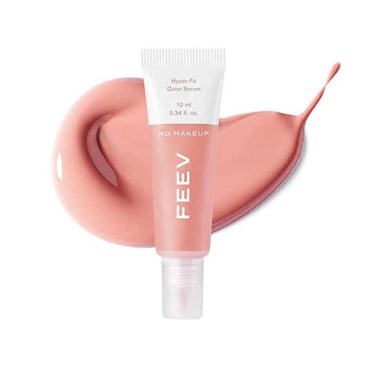 FEEV Hyper-Fit Color Serum Liquid Blush (10ml) | Dewy Cheek Blush Makeup | 50% of Hydrating Essence | Vegan | K-beauty (No Makeup, 10ml)