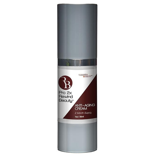 Pro 2x Rewind Beauty - Premium Anti-Aging Eye Serum - 2 Month Supply - Skin Firming Technology To Help Reduce Wrinkles Appearance & Tighten Bags Under Eyes - Diminish the Look of Dark Circles
