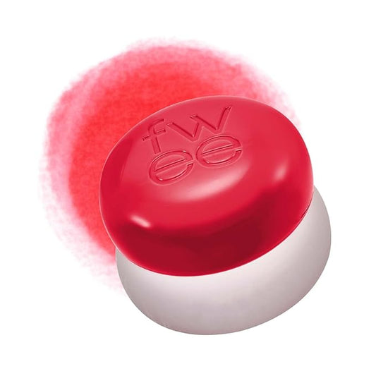 Lip&Cheek Blurry Pudding Pot | Reddish Moment - D-Day | Makeup Blush, Buildable Lightweight, Multi-Use Soft Matte Finish | 5g