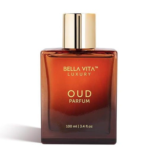 BellaVita Luxury Oud Unisex Perfume (3.4 fl.oz) | Premium Men & Women Parfum Fragrance | Warm Vanilla Perfume Oil | Long-Lasting & Warm Woody Arabic Parfum | Vegan & Cruelty-Free