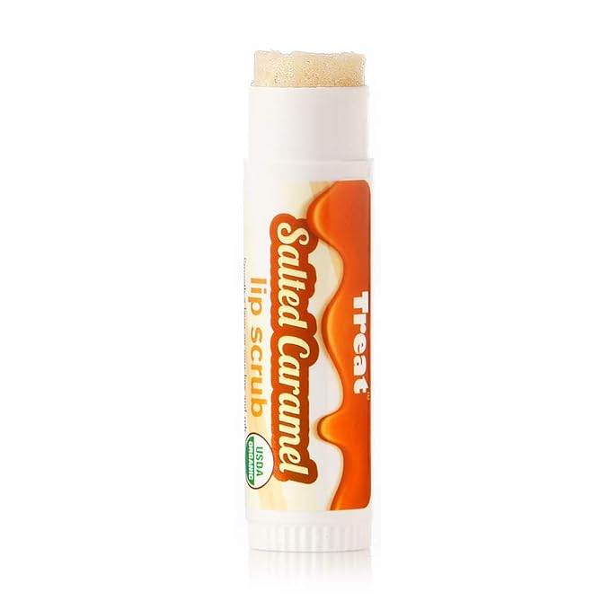 TREAT© Jumbo Lip Scrub - Salted Caramel, Organic & Cruelty Free (.50 OZ)
