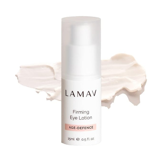 LAMAV Firming Eye Lotion - 7 Potent Actives, Anti-wrinkle Properties, Increases Skin Firmness, Anti-Aging Eye Cream, Cruelty-Free, Reduces Dark Circles