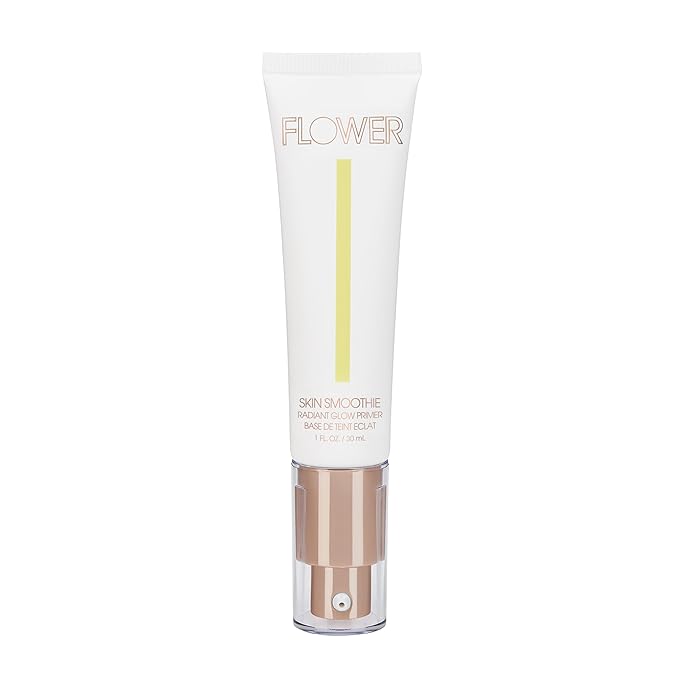 FLOWER BEAUTY By Drew Barrymore Skin Smoothie Radiant Glow Primer - Natural + Radiant Finish - Weightless Texture - Antioxidant-Rich + Silky Finish