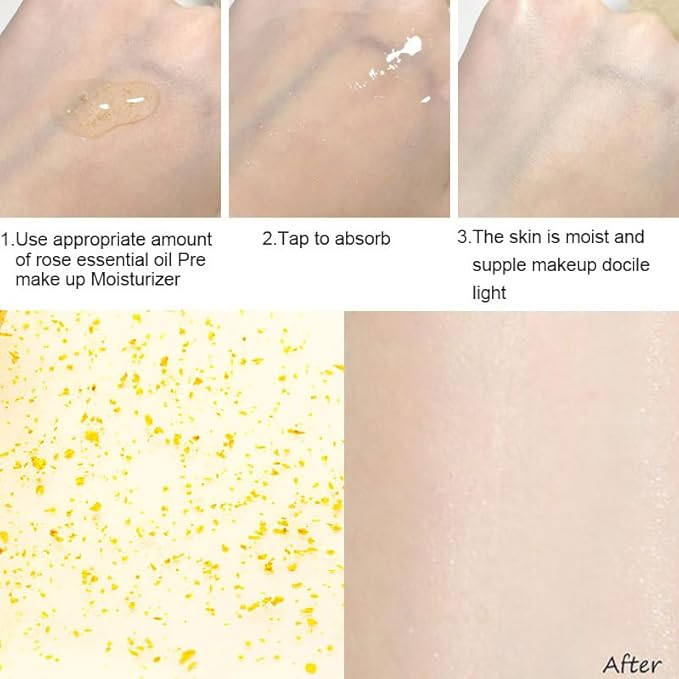 Liquid Primer Set Matte Liquid Full Coverage Oil Control Breathable Invisible Cover Concealer Primer with Face Primer, Makeup Sponge