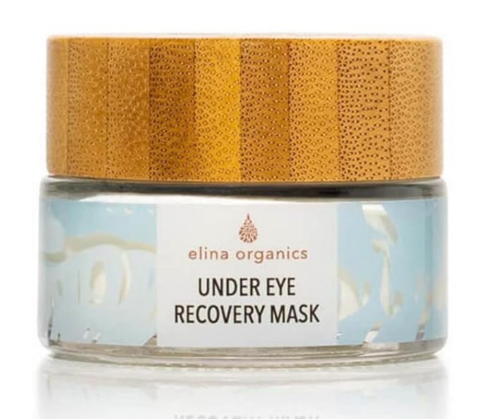 Leave On Under Eye Recovery Mask, 1oz, organic skincare, eye cream, reduce wrinkles, reduce dark circles, reduce puffy eyes, rebuild collagen, vitamin c, white truffle extract, holistic skincare