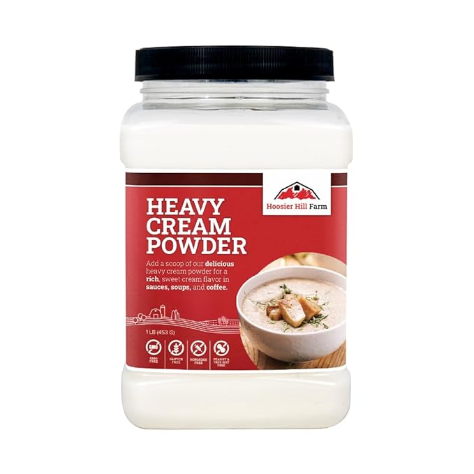 Hoosier Hill Farm Heavy Cream Powder, 1LB (Pack of 1)