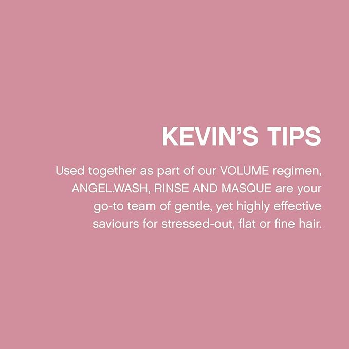 KEVIN.MURPHY ANGEL.MASQUE - Hair Masque for Damaged Hair - For Fine, Dry, Coloured Hair - Deep Conditioning Hair Treatment - With Lotus Flower & Bamboo Extract - Sulphate Free - 200 mL / 6.7 fl oz