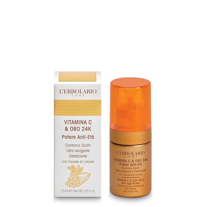 LErbolario Vitamin C & 24K Gold Anti-Ageing Eye Contour Cream
