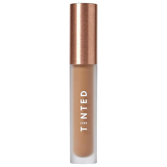 Live Tinted Hueskin Serum Concealer - Medium-to-Full Coverage Concealer with Niacinamide, & Hyaluronic Acid for Dark Circles, Fine Lines & Wrinkles, Buildable Long-Lasting Formula, 0.35 oz Shade 8
