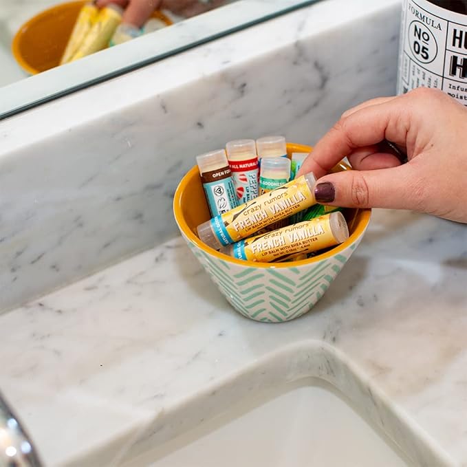 Crazy Rumors French Vanilla Lip Balm. 100% Natural, Vegan, Plant-Based, Made in USA (1-Pack)