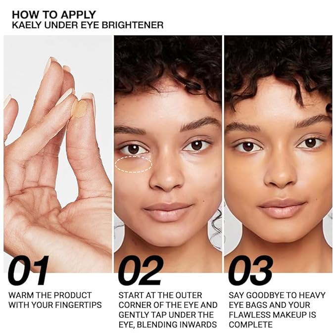 evpct under Eye Corrector Brightener Concealers for Older Women Dark Circles, under Eye Cream Pot Concealer Full Coverage Peach Color Corrector Makeup, Nourishing Waterproof, Warm Nude