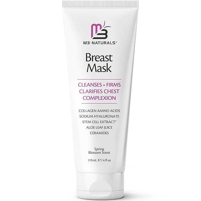 Moisturizing Breast Enhancement Cream for Women - Breast Firming and Lifting Cream with Collagen and Ceramides - Clarifying Neck and Breast Enhancer Cream for Wrinkles and Dry Skin