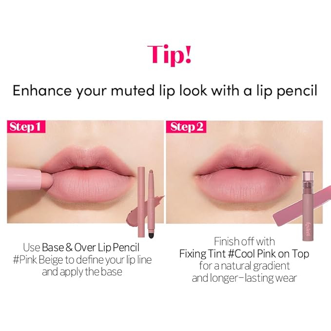 ETUDE Fixing Tint #10 Smoky Cherry (4g) | Long Lasting High Pigmented Liquid Lipstick | Waterproof Lightweight Matte Finish Lip Stain | Full Coverage | Korean Makeup, Kbeauty