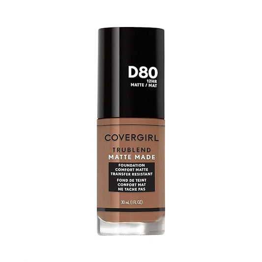 COVERGIRL TruBlend Matte Made Liquid Foundation, Soft Sable, 1 Fl Oz (Pack of 1)
