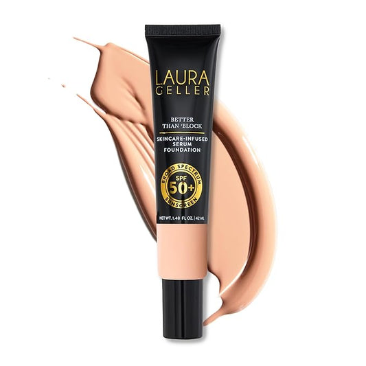 LAURA GELLER NEW YORK Better Than ‘Block Skincare-Infused Serum Foundation with Broad Spectrum SPF 50+, Fair