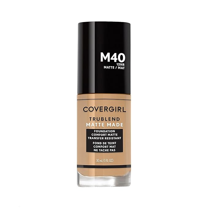 Covergirl Trublend Matte Made Liquid Foundation, T10 Golden Amber, 1 Fl Oz (Pack of 1)