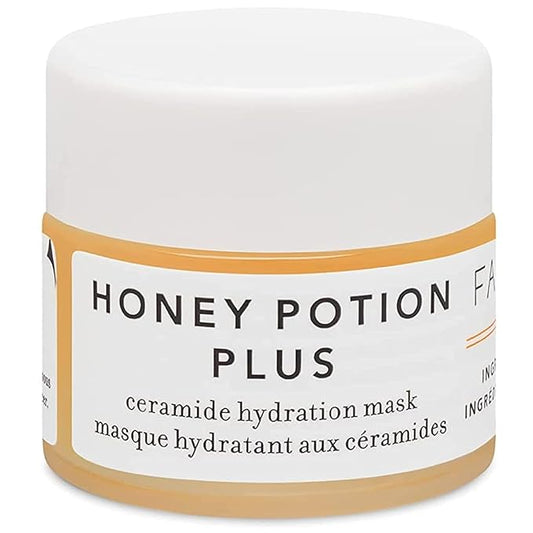 Farmacy Hydrating Face Mask - Honey Potion Plus Nourishing Skincare Facial Mask with Niacinamide, Ceramides + Pro-Vitamin B5 to Protect + Replenish Moisture Barrier (9ml)
